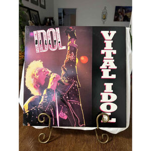 Billy Idol Vital Idol VG+ INNER SLEEVE 80s Synth Pop Rock Chysalis LP Vinyl